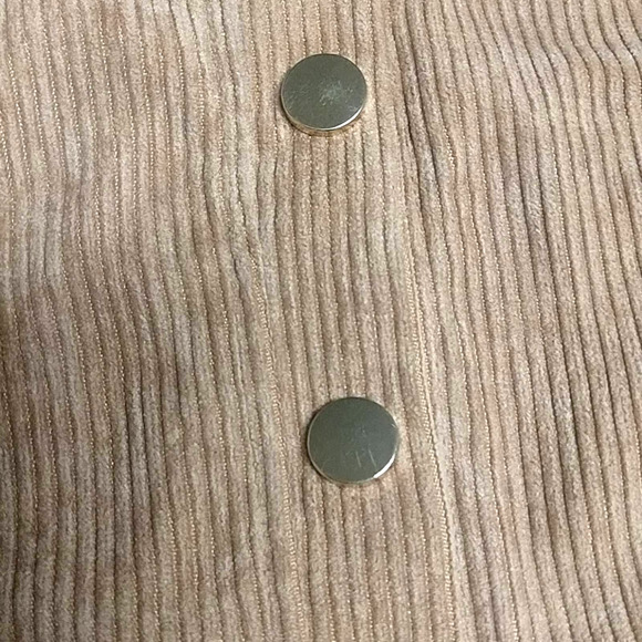LF One Way Corduroy Snap Button Front Skirt - Picture 6 of 8